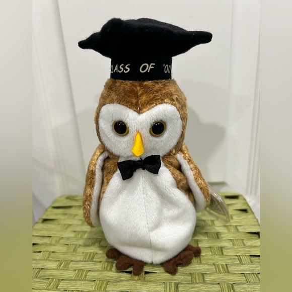 Ty WISEST 2000 Graduation Owl - Picture 1 of 5